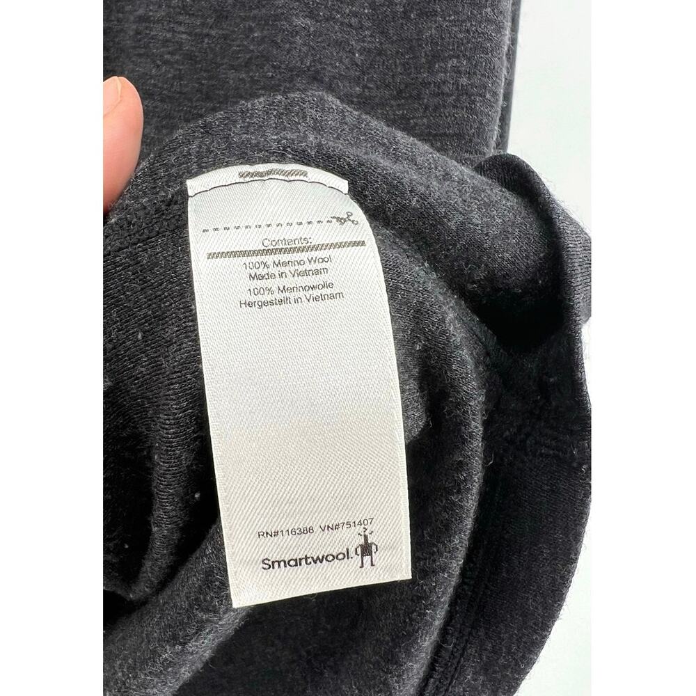 Smartwool Men's 1/4 Zip Pullover Sweater Size L Gray Gorpcore Hiking - Picture 7 of 11